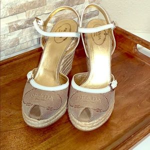 Prada wedges